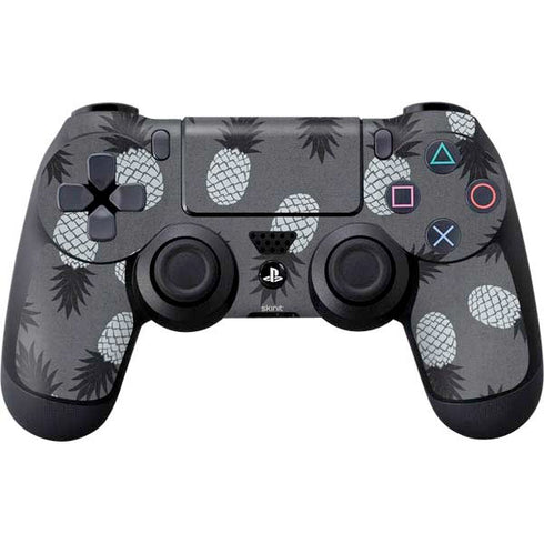 Black and White Pineapples PS4 Controller Skin