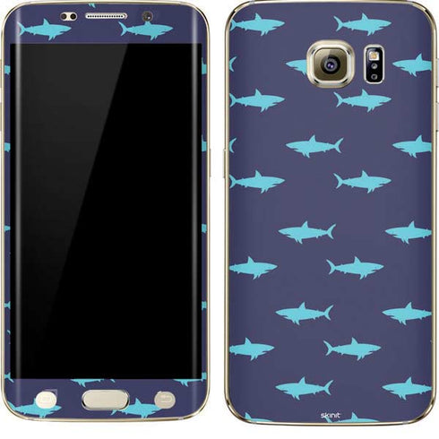 Shark Print Galaxy S7 Edge Skin