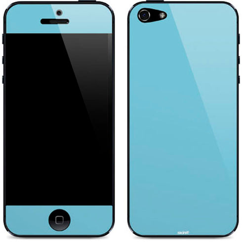Sky High Blue Solid iPhone 5/5s/5SE Skin