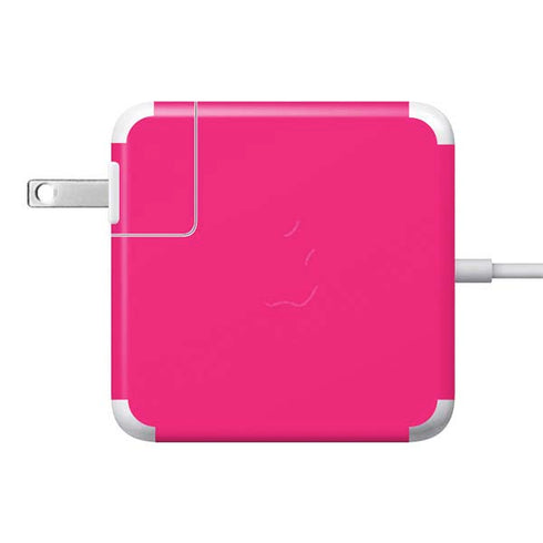 HOT Pink Solid 85W Power Adapter (15 and 17 inch MacBook Pro Charger) Skin