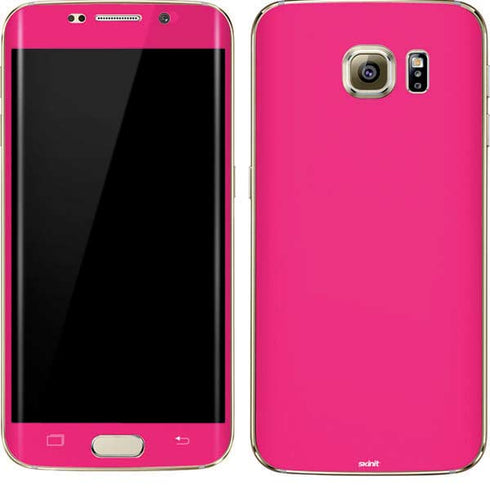 HOT Pink Solid Galaxy S7 Edge Skin