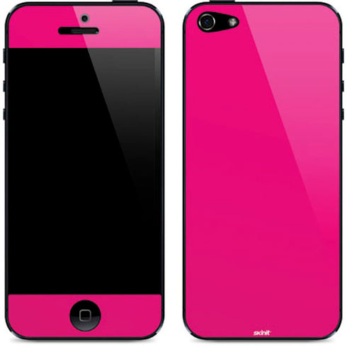 HOT Pink Solid iPhone 5/5s/5SE Skin