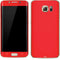 Red Solid Galaxy S7 Edge Skin