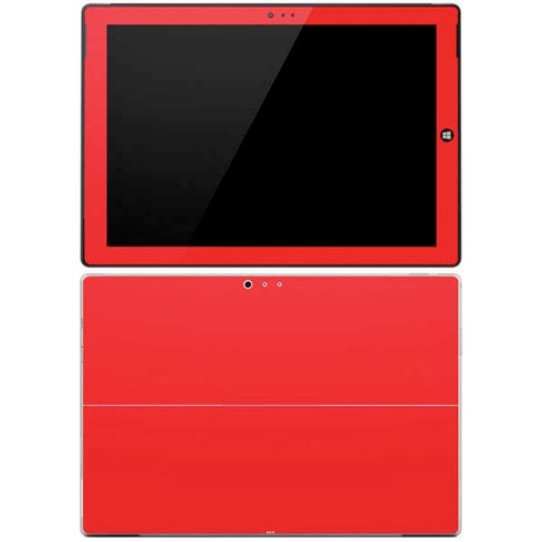 Red Solid Surface Pro 3 Skin
