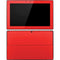 Red Solid Surface Pro Tablet Skin
