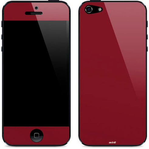 Burgundy Solid iPhone 5/5s/5SE Skin