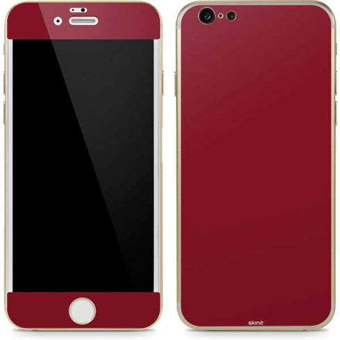 Burgundy Solid iPhone 6/6s Skin