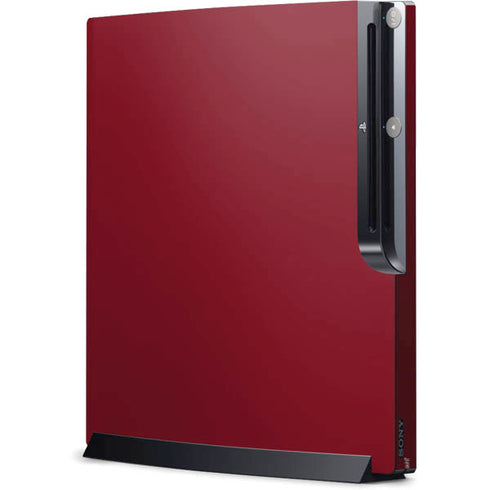 Burgundy Solid Playstation 3 & PS3 Slim Skin