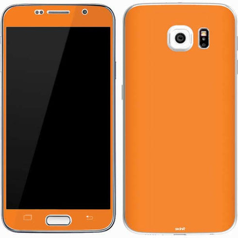 Orange Solid Galaxy S7 Skin