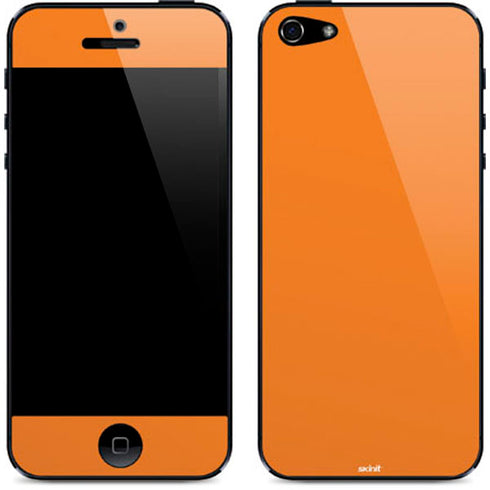 Orange Solid iPhone 5/5s/5SE Skin