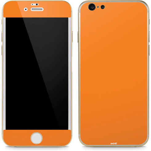 Orange Solid iPhone 6/6s Skin
