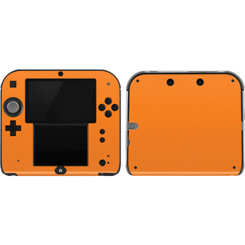 Orange Solid Nintendo 2DS Skin