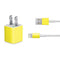 Yellow Solid iPhone Charger (5W USB) Skin