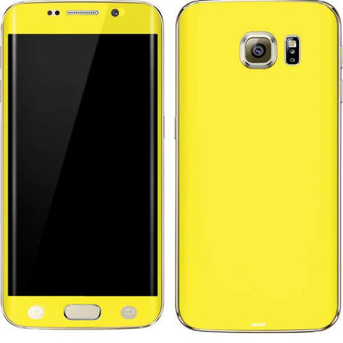 Yellow Solid Galaxy S7 Edge Skin