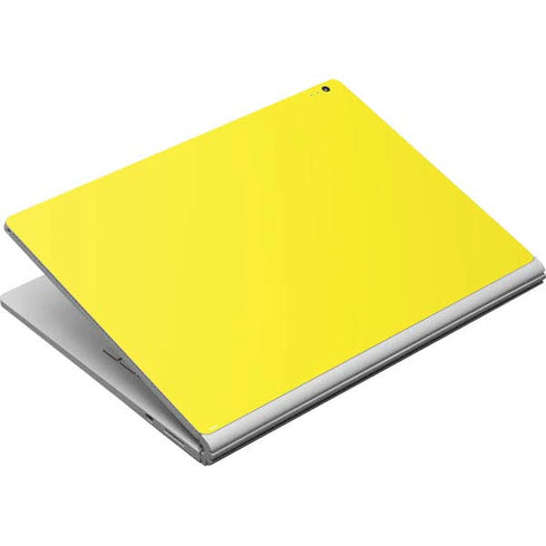 Yellow Solid Surface Book Skin