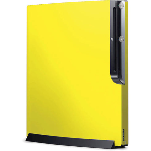 Yellow Solid Playstation 3 & PS3 Slim Skin