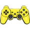 Yellow Solid PS3 Dual Shock wireless controller Skin