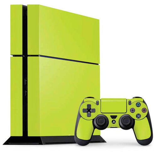 Lime Solid PS4 Console and Controller Bundle Skin