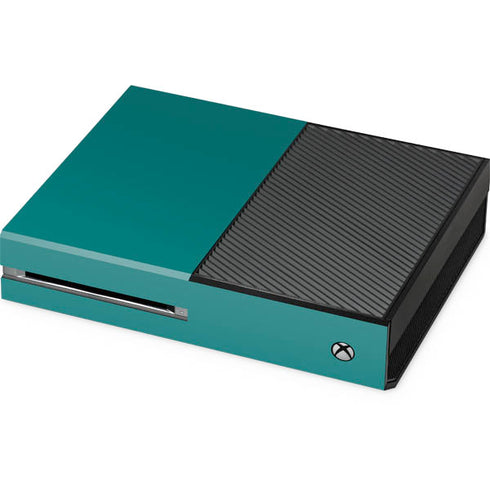Teal Blue Solid Xbox One Console Skin