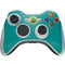 Teal Blue Solid Xbox 360 Wireless Controller Skin