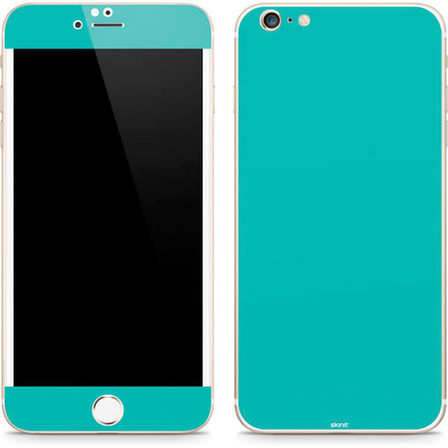 Aqua Blue Blue Solid iPhone 6/6s Plus Skin