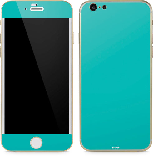 Aqua Blue Blue Solid iPhone 6/6s Skin