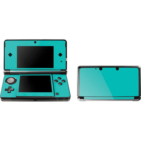 Aqua Blue Blue Solid 3DS (2011) Skin