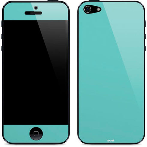 Turquoise Blue Solid iPhone 5/5s/5SE Skin