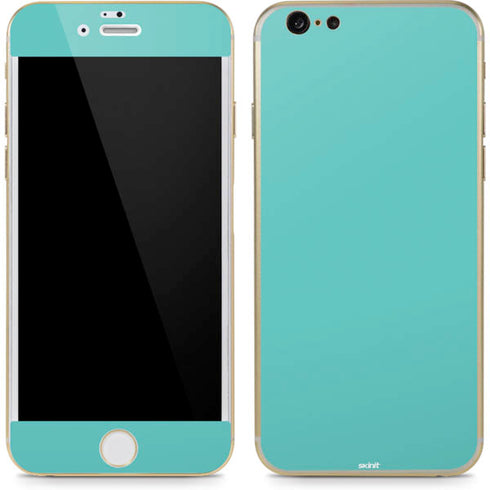 Turquoise Blue Solid iPhone 6/6s Skin