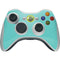 Turquoise Blue Solid Xbox 360 Wireless Controller Skin