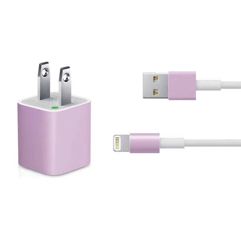 Lilac Solid iPhone Charger (5W USB) Skin
