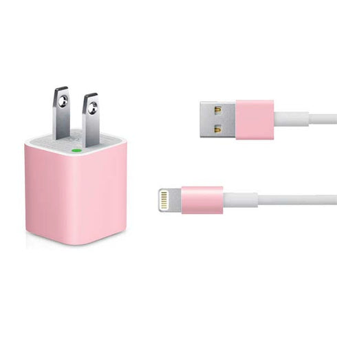 Light Pink iPhone Charger (5W USB) Skin