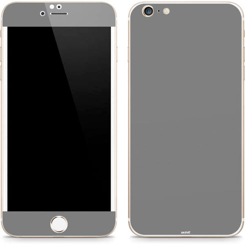 Gray Solid iPhone 6/6s Plus Skin