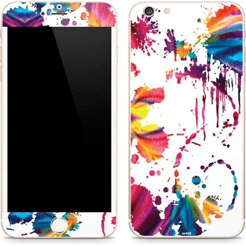 Chromatic Splatter White iPhone 6/6s Plus Skin
