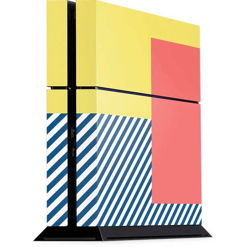 Color Blocks PS4 Console Skin