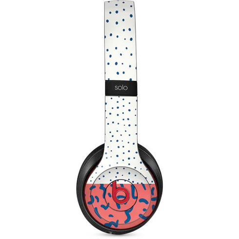 Polka Dot Split Beats Solo 2 Wireless Skin