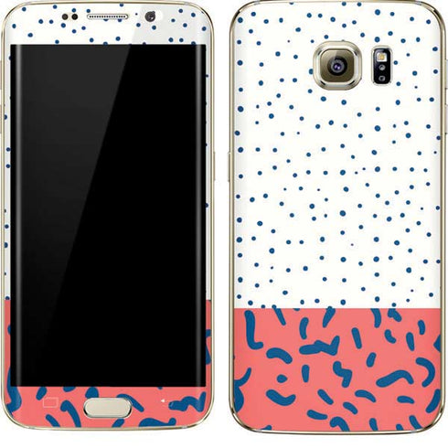 Polka Dot Split Galaxy S7 Edge Skin