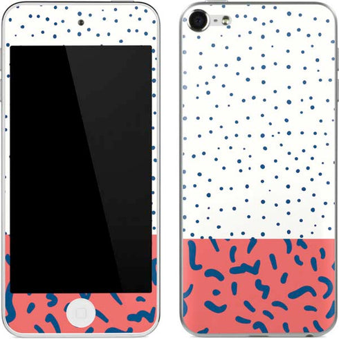 Polka Dot Split Apple iPod Skin