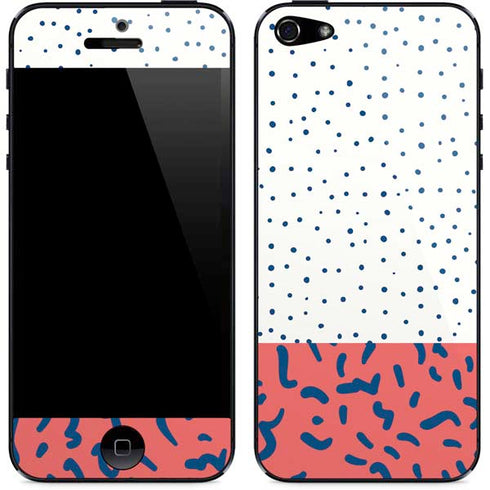 Polka Dot Split iPhone 5/5s/5SE Skin
