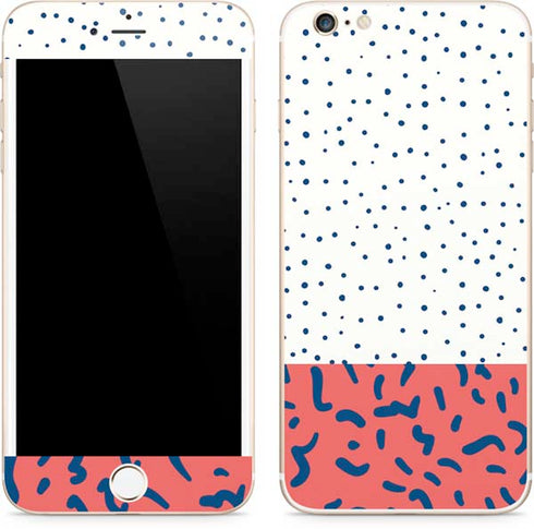 Polka Dot Split iPhone 6/6s Plus Skin