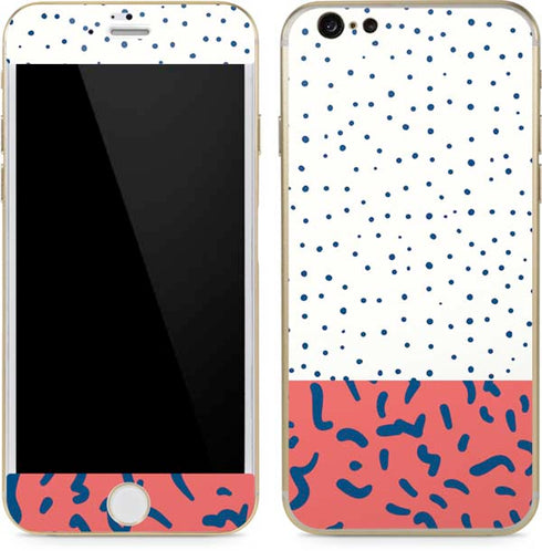 Polka Dot Split iPhone 6/6s Skin