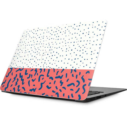 Polka Dot Split Apple MacBook Skin