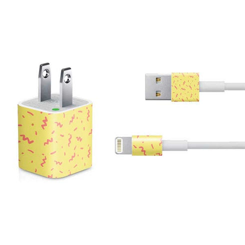 Yellow Spring iPhone Charger (5W USB) Skin