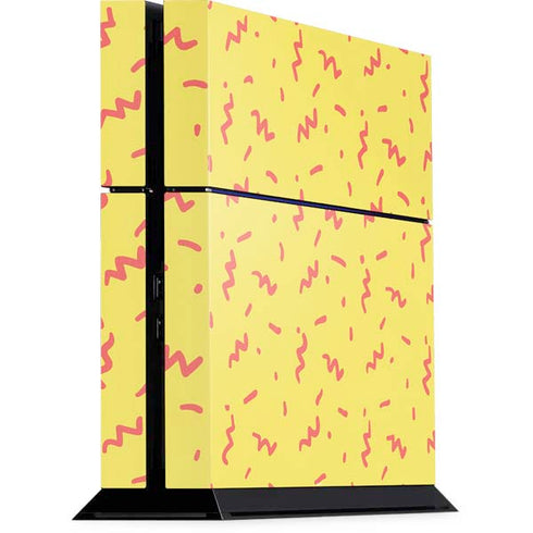 Yellow Spring PS4 Console Skin