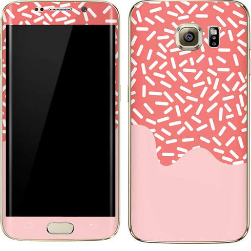 Coral Spring Sprinkles Galaxy S7 Edge Skin