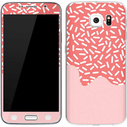 Coral Spring Sprinkles Galaxy S7 Skin