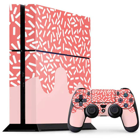 Coral Spring Sprinkles PS4 Console and Controller Bundle Skin