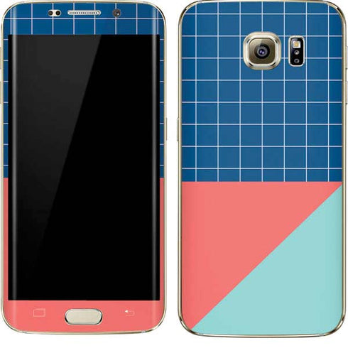 Checkered Split Galaxy S7 Edge Skin