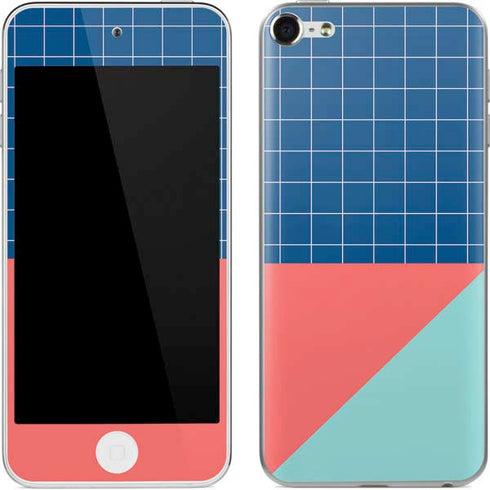 Checkered Split Apple iPod Skin