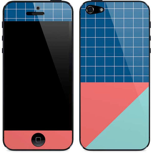 Checkered Split iPhone 5/5s/5SE Skin